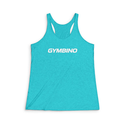 Gymbino Racerback Tank Top — Women's Athletic Tri-Blend Tank