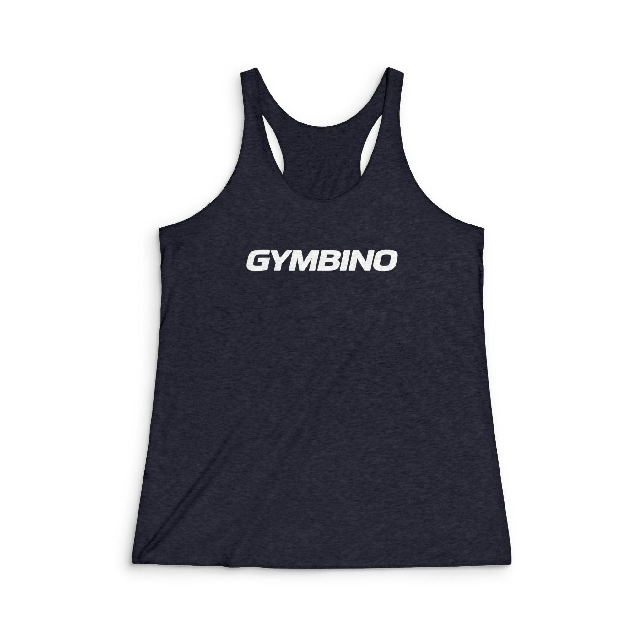 Gymbino Racerback Tank Top — Women's Athletic Tri-Blend Tank